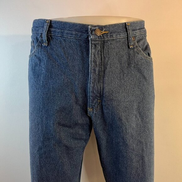 Wrangler Men's Fleece Lined Denim Midstone Relaxed Fit Jeans - Size 38 x 30 -NWT - Picture 4 of 9